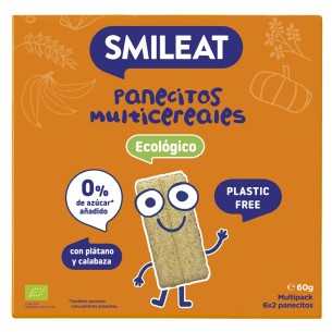 SMILEAT PANECITOS MULTICEREALES ECO  1 BOLSA 60 G