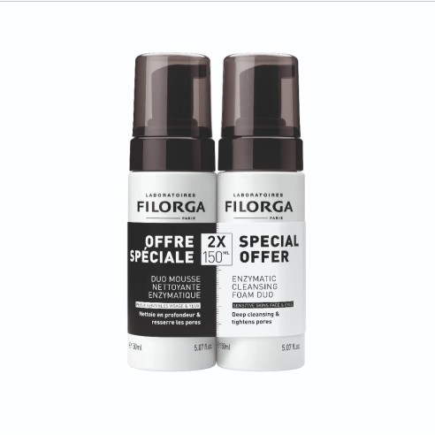 FILORGA MOUSSE LIMPIADORA ENZIMATICA DUO 150ML X2