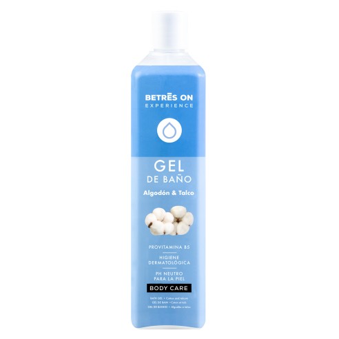 GEL DE BAÑO BETRES ON ALGODON Y TALCO 750 ML