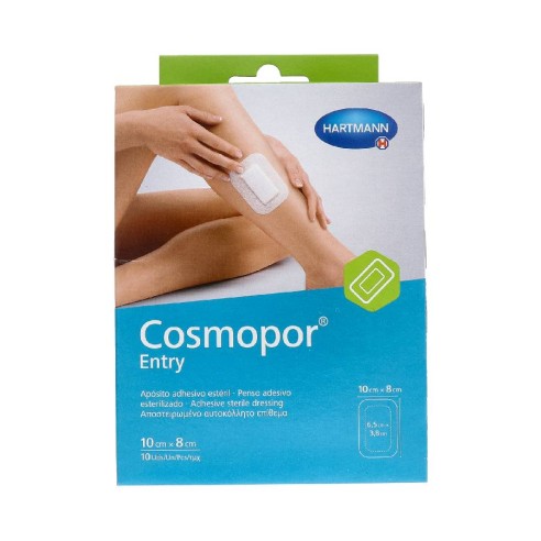 COSMOPOR ENTRY APOSITO ESTERIL 10 X 8 CM 10 U