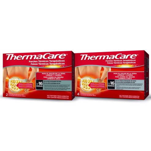 THERMACARE PARCHE TERMICO ZONA LUMBAR CADERA  4 PARCHES