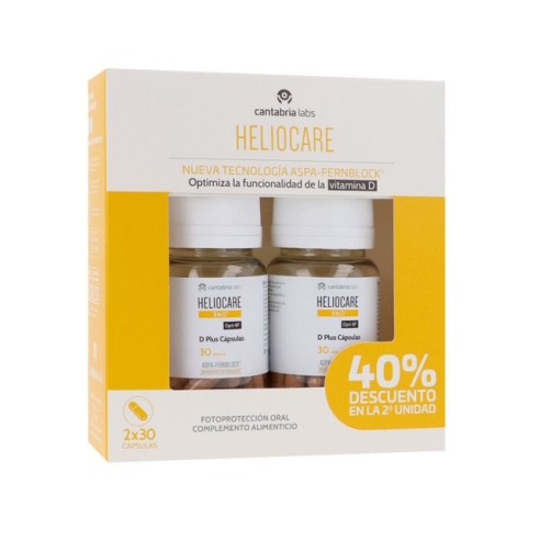 HELIOCARE 360º D PLUS CAPSULAS PACK 40 2º UD