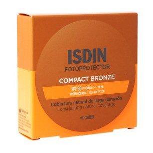 ISDIN FOTOPROTECTOR COMPACTO  BRONCE SPF 50 OILFREE