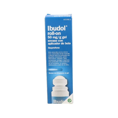 IBUDOL ROLL-ON 50 mg/g GEL CUTANEO 1 TUBO CON APLICADOR DE B