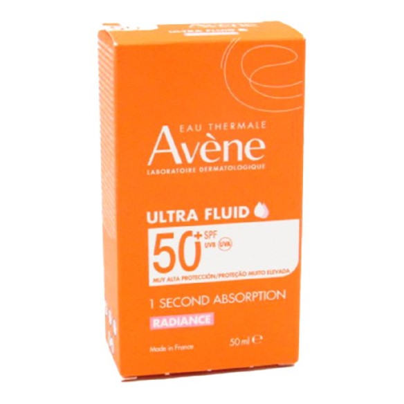 EAU THERMALE AVENE 1 SEGUNDO ULTRA FLUID LUMINOSIDAD SPF 50
