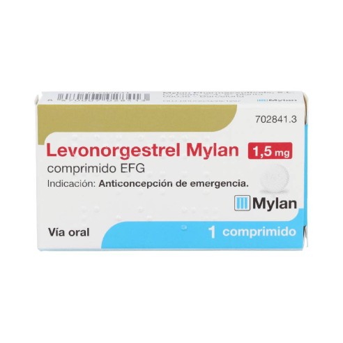 LEVONORGESTREL MYLAN EFG 1.5 MG 1 COMPRIMIDO