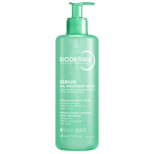 SEBIUM GEL MOUSSANT ACTIF  1 ENVASE 400 ML