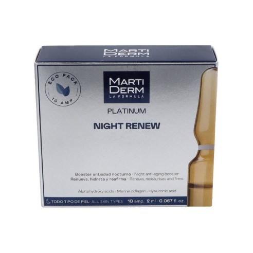 MARTIDERM NIGHT RENEW 10 AMPOLLAS