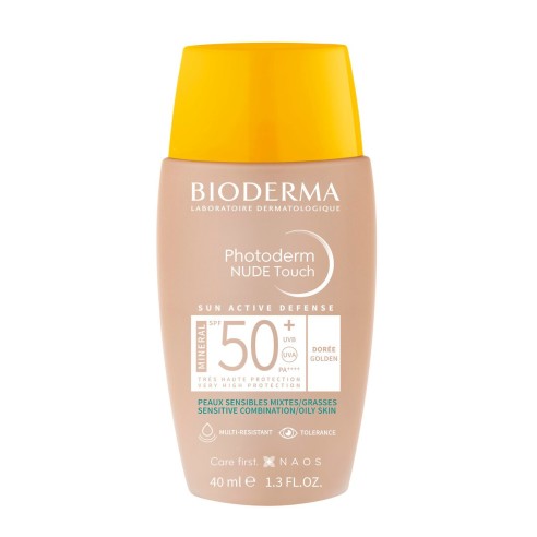 BIODERMA PHOTODERM NUDE SPF 50 COLOR DORADO 40 ML