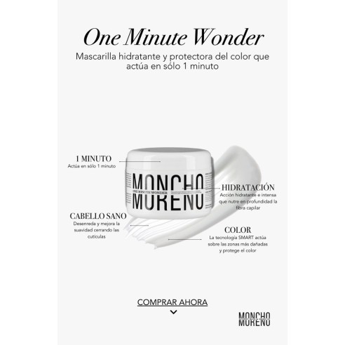 MONCHO MORENO ONE MINUTE WONDER MASCARILLA 100 ML