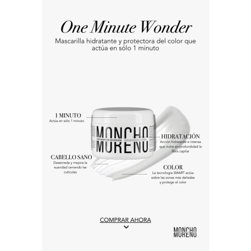 MONCHO MORENO ONE MINUTE WONDER MASCARILLA 250 ML