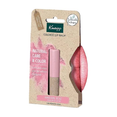 KNEIPP BALSAMO LABIAL CON COLOR NATURAL ROSA 3,5 G