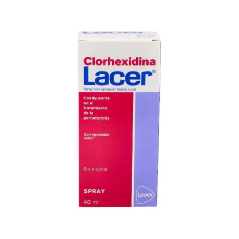 CLORHEXIDINA LACER 40 ML SPRAY SIN ALCOHOL