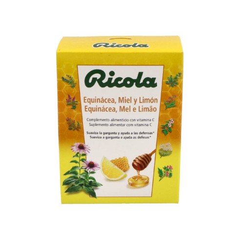 RICOLA  PASTILLAS 1 ENVASE 50 G SABOR EQUINACEA MIEL LIMON