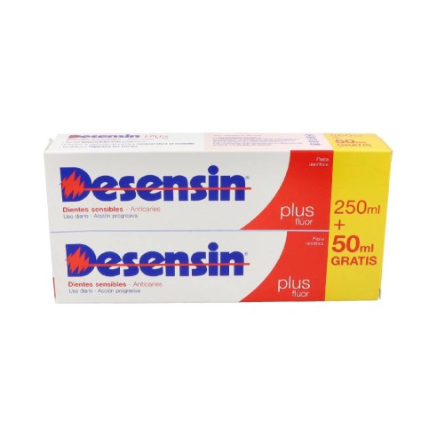 DESENSIN PLUS PACK PASTA DENTAL  150 ML 2 U