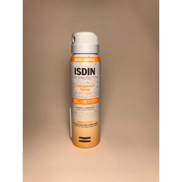 ISDIN FOTOPROTECTOR TRANSPARENT SPRAY WET SKIN SPF 50