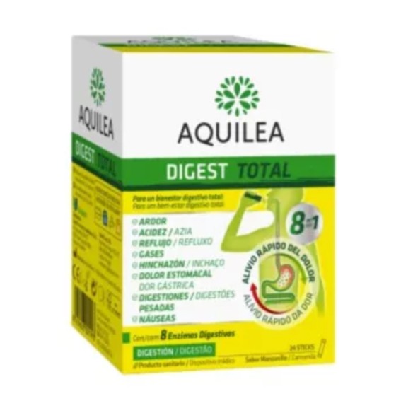 AQUILEA DIGEST TOTAL  24 STICKS 2,5 G SABOR MANZANILLA