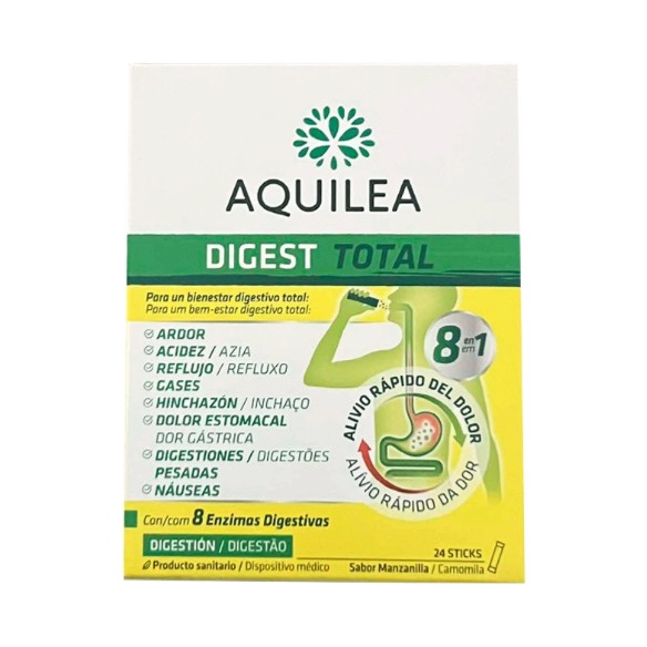 AQUILEA DIGEST TOTAL  24 STICKS 2,5 G SABOR MANZANILLA