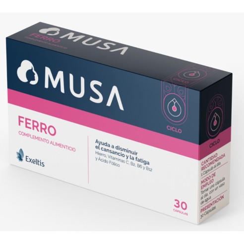 MUSA FERRO  30 CAPSULAS