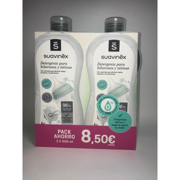 SUAVINEX DETERGENTE ESPECIFICO BIBERONES TETINAS GEL LIMPIAB
