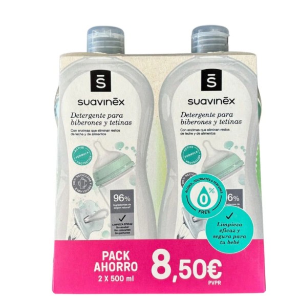 SUAVINEX DETERGENTE ESPECIFICO BIBERONES TETINAS GEL LIMPIAB