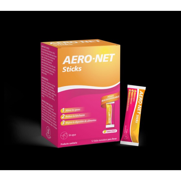 AERO-NET  12 STICKS 2 G SABOR CITRICO
