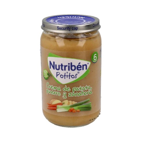 NUTRIBEN CREMA DE PATATA PUERRO Y ZANAHORIA...