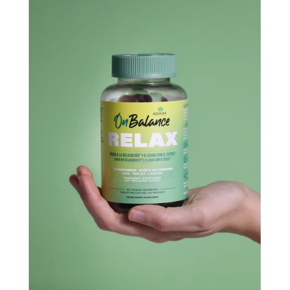 AQUILEA ONBALANCE RELAX  60 GOMINOLAS SABOR FRUTOS DEL BOSQU