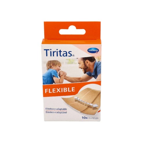 TIRITAS FLEXIBLE APOSITO ADHESIVO 10 UNIDADES 10 MM X 6 MM