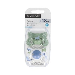 CHUPETE SILICONA T FISIOLOGICA SUAVINEX FUSION 18 M 2 U