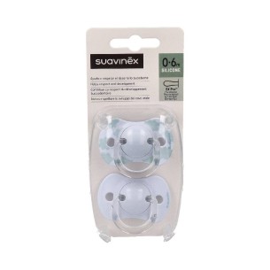CHUPETE SILICONA FISIOLOGICO SUAVINEX 0-6 M 2 UNIDADES
