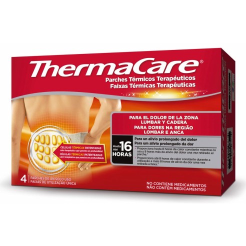 THERMACARE PARCHE TERMICO ZONA LUMBAR CADERA  4...