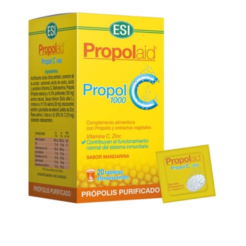 PROPOL C 1000 MG  20 TABLETAS EFERVESCENTES
