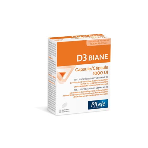 PILEJE D3 BIANE CAPSULA 1000 UI  30 CAPSULAS