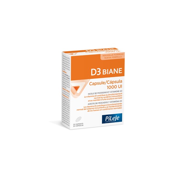 PILEJE D3 BIANE CAPSULA 1000 UI  30 CAPSULAS