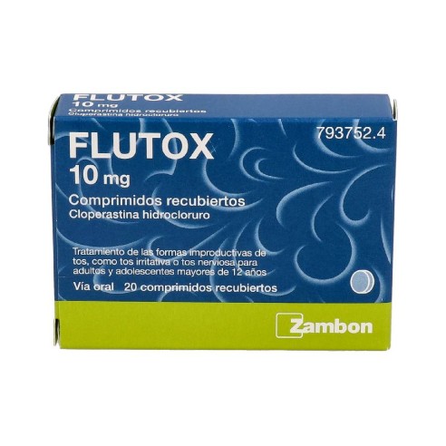 FLUTOX 10 MG 20 GRAGEAS