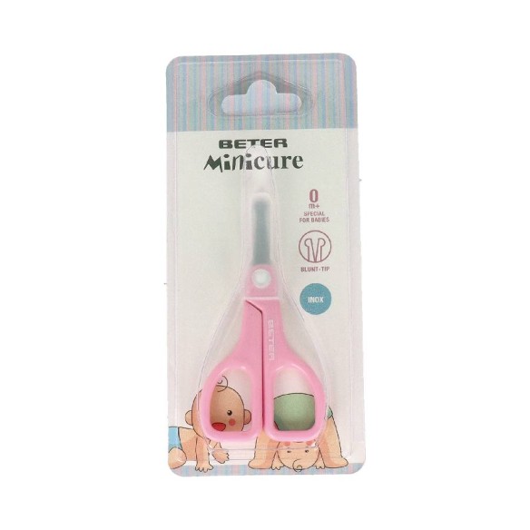 TIJERA BEBE BETER MANGO PLASTICO 9.2 CM