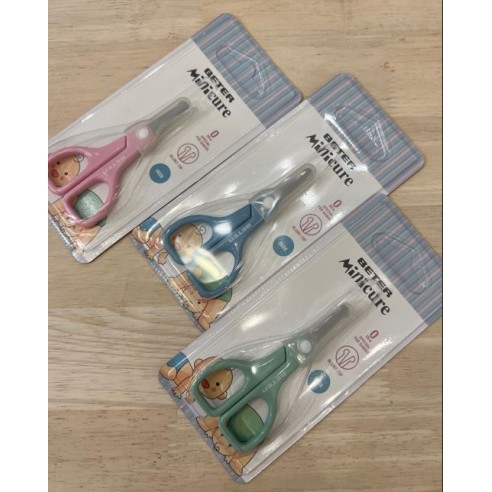 TIJERA BEBE BETER MANGO PLASTICO 9.2 CM