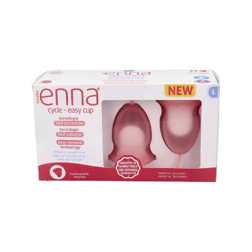 ENNA CYCLE EASY CUP  1 UNIDAD TALLA L. 2 UNIDADES