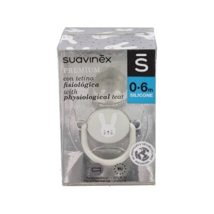 CHUPETE SILICONA T SUAVINEX PREMIUM FISIOLOGICO 0- 6 M