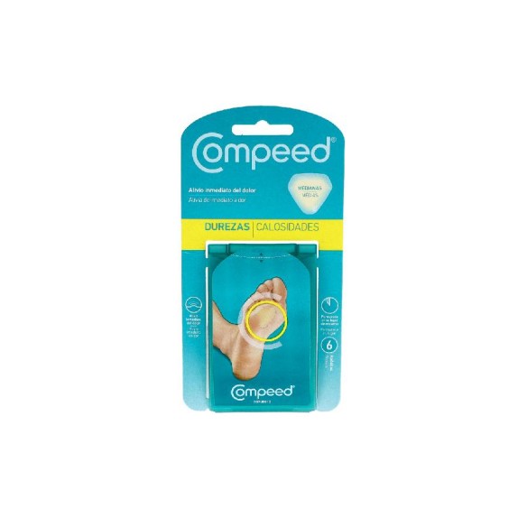COMPEED DUREZAS HIDROCOLOIDE T- PEQ 6 U
