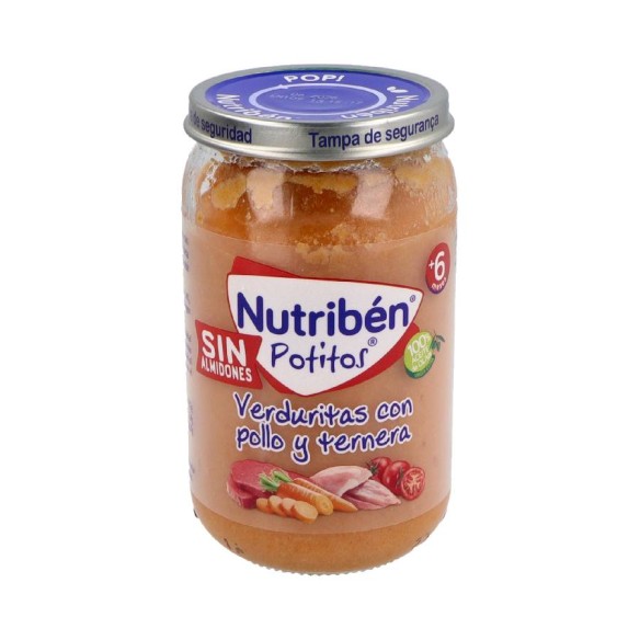 NUTRIBEN POLLO Y TERNERA CON VERDURITAS  POTITO 235 G
