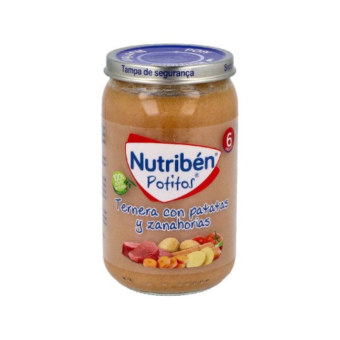 NUTRIBEN TERNERA CON PATATAS Y ZANAHORIAS  POTITO 235 G