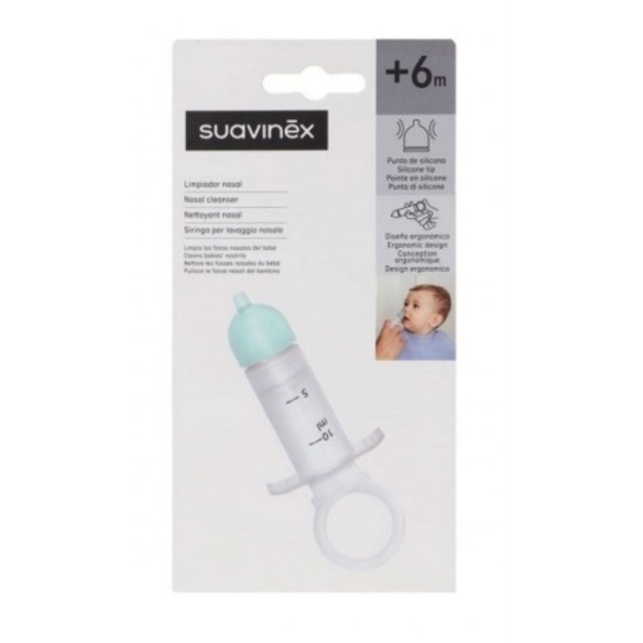 SUAVINEX JERINGUILLA LAVADO NASAL  6 MESES 1 UNIDAD