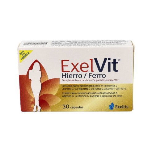 EXELVIT HIERRO  30 CAPS