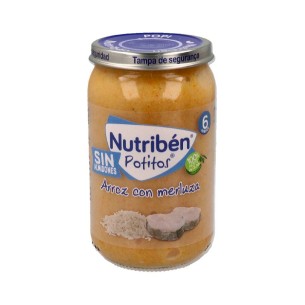 NUTRIBEN SUPREMA DE MERLUZA CON ARROZ  POTITO 235 G