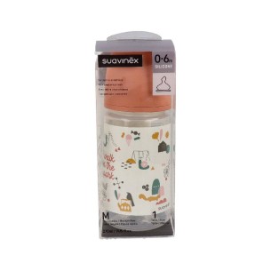 BIBERON TETINA ANATOMICA SILICONA SUAVINEX CLASICO T1M 270 M