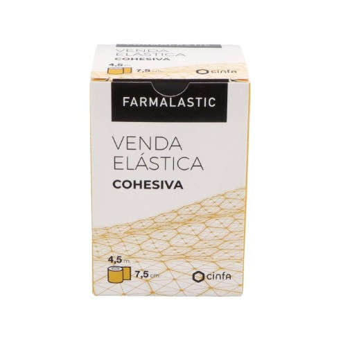 VENDA ELASTICA COHESIVA FARMALASTIC BEIGE 4,5 M...