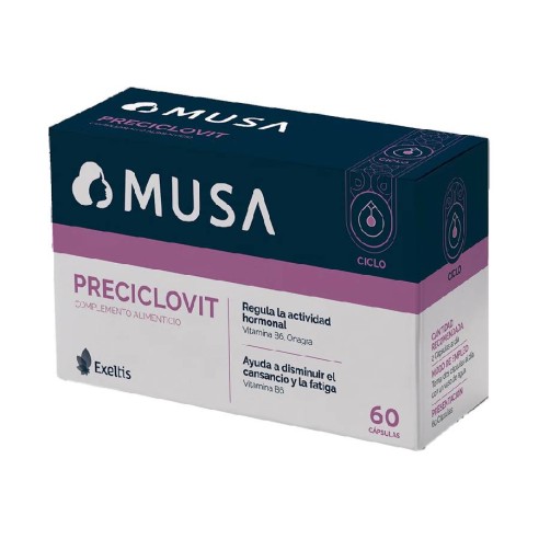 MUSA PRECICLOVIT  60 CAPSULAS
