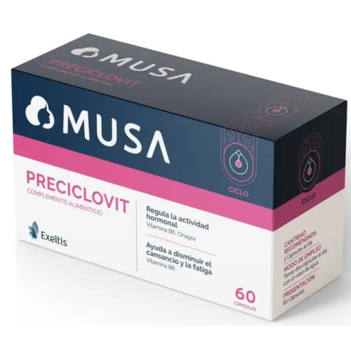 MUSA PRECICLOVIT  60 CAPSULAS